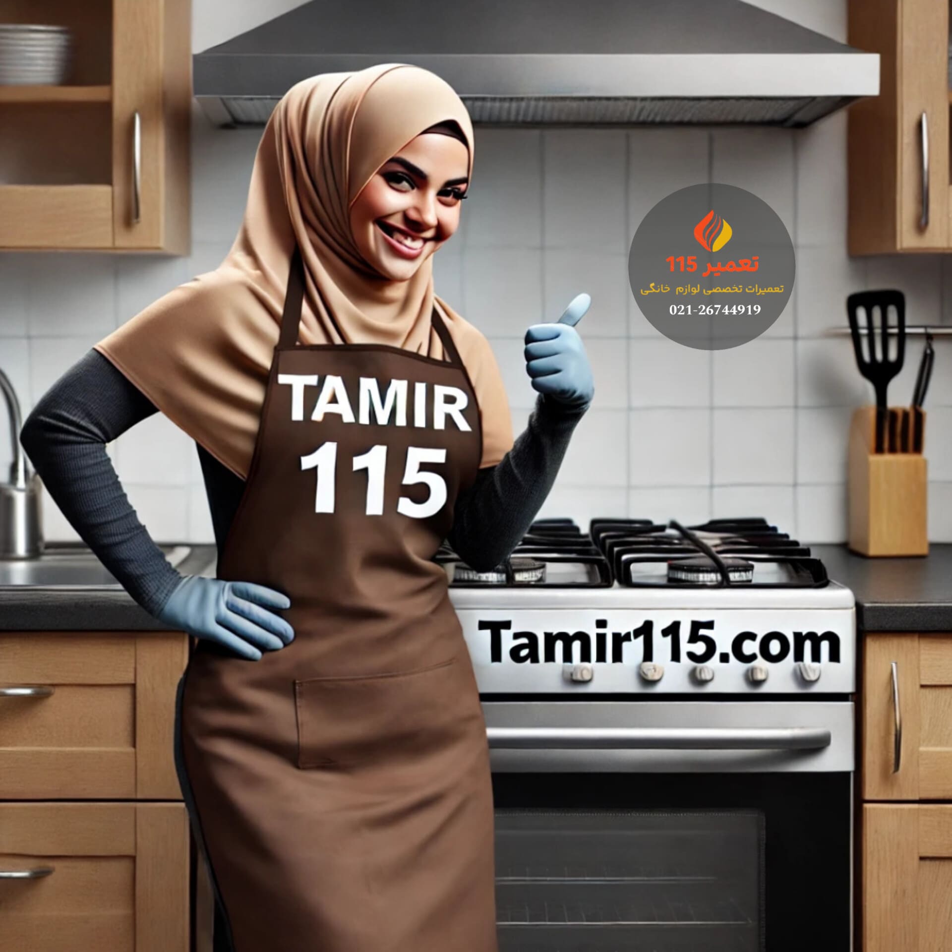 تعمیر شعله اجاق گاز