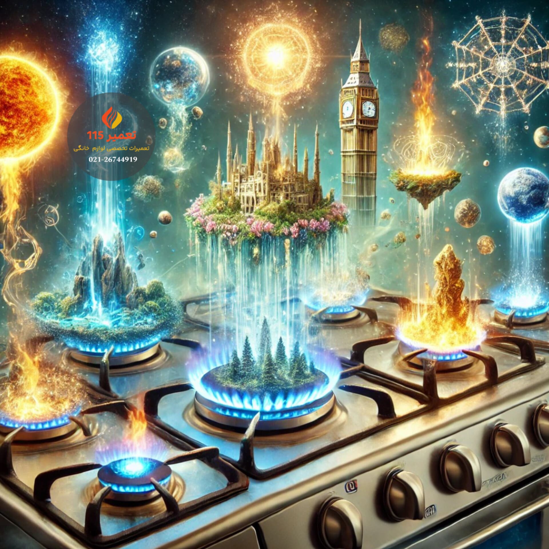 تعمیرات اجاق گاز در سراسر کشور