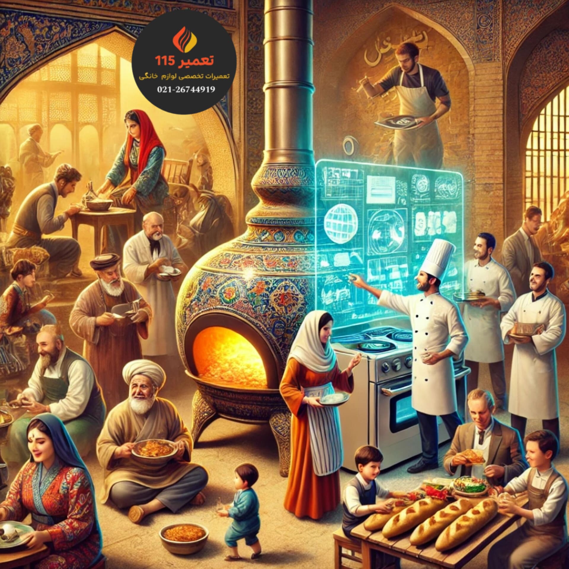 اجاق گاز در فرهنگ آفریقایی