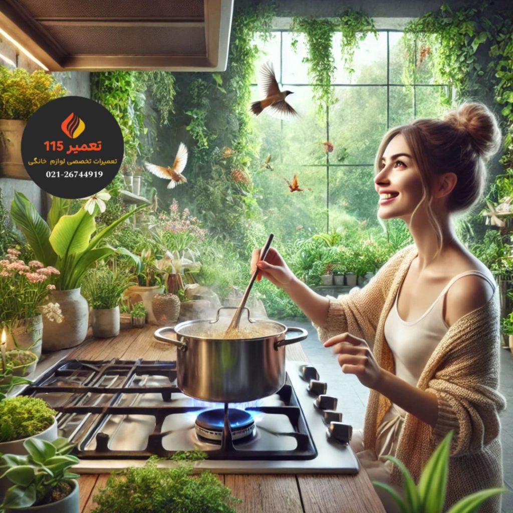 رفع بوی بد گاز رومیزی