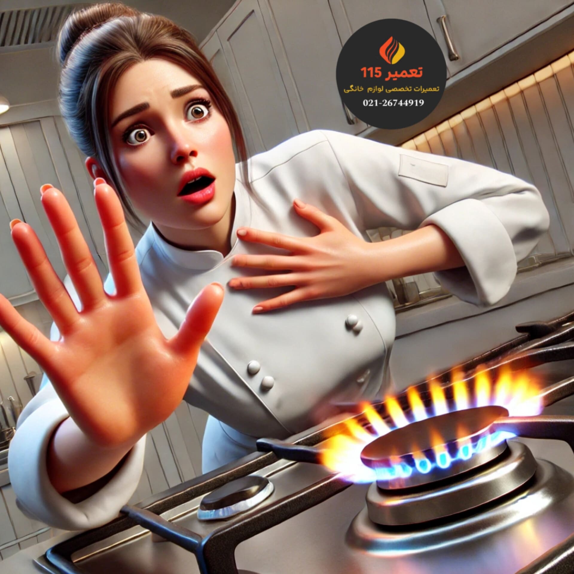 خطرات داغ شدن ولوم اجاق گاز