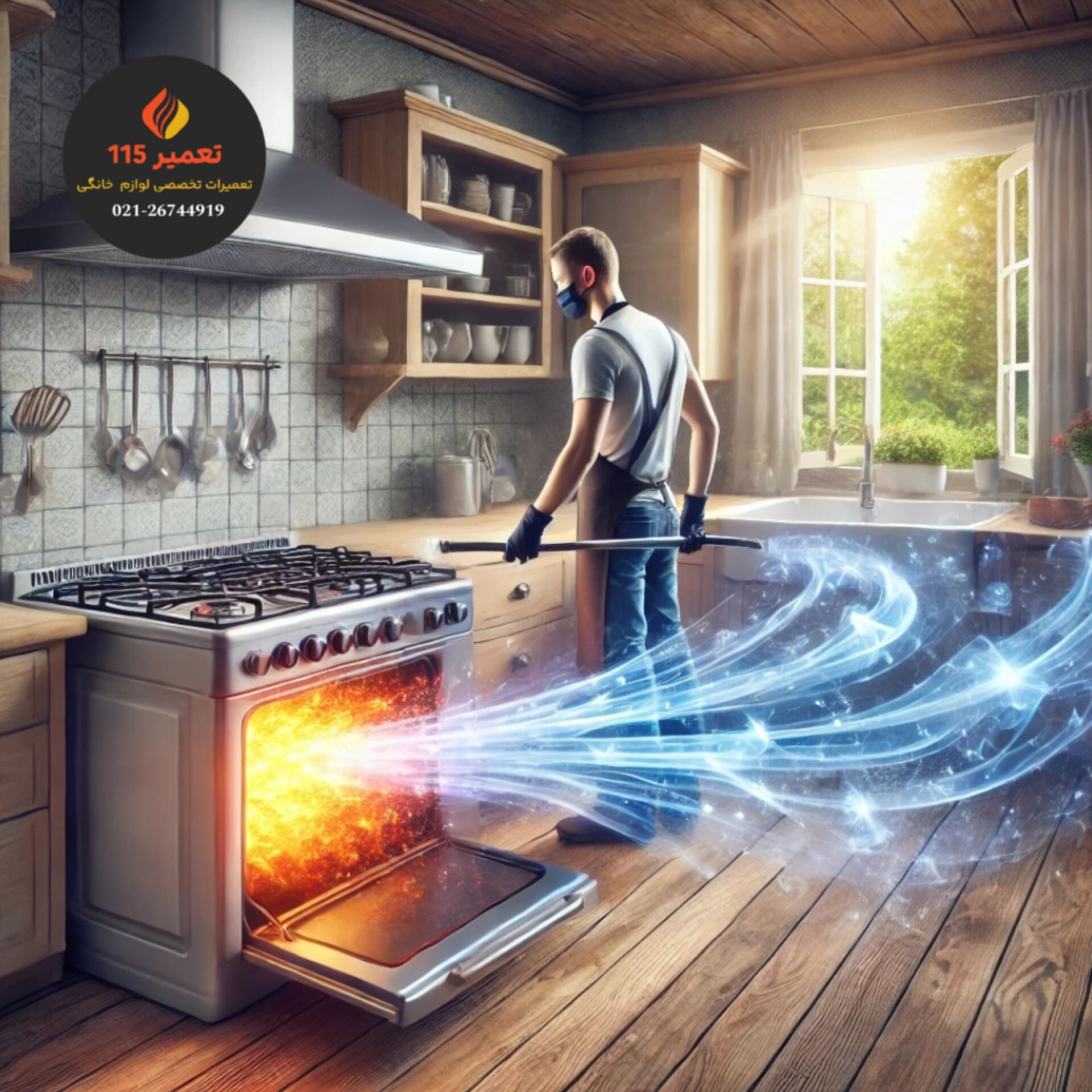 راهکارهای رفع بوی بد گاز رومیزی