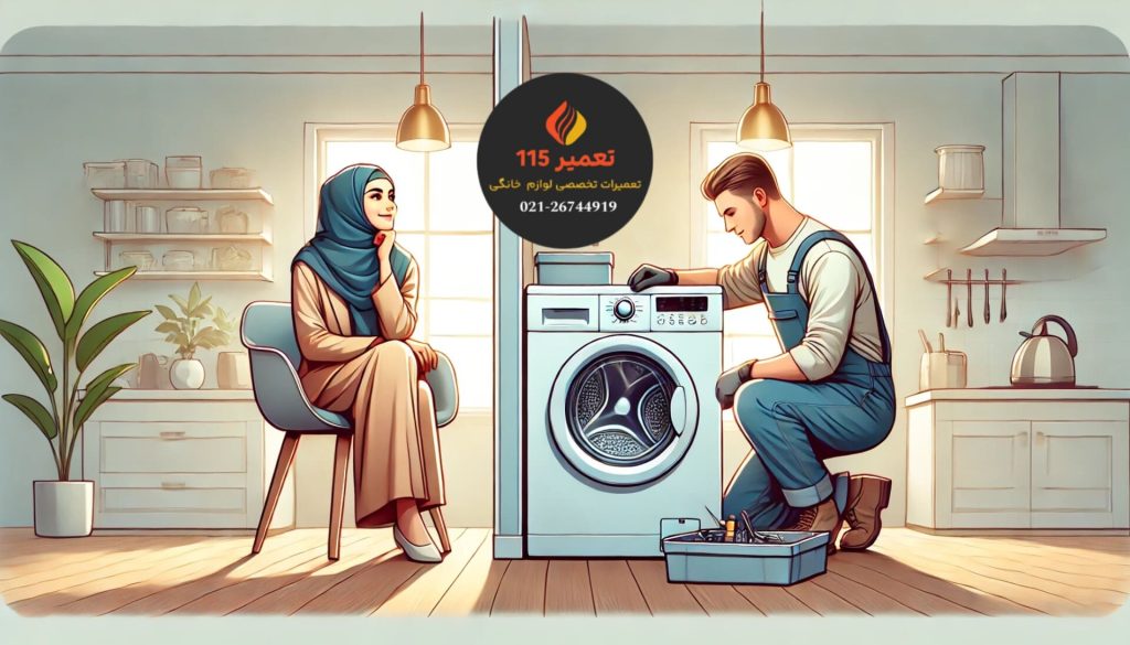 تعمیر تمامی برندهای اتوماتیک ماشین لباسشویی