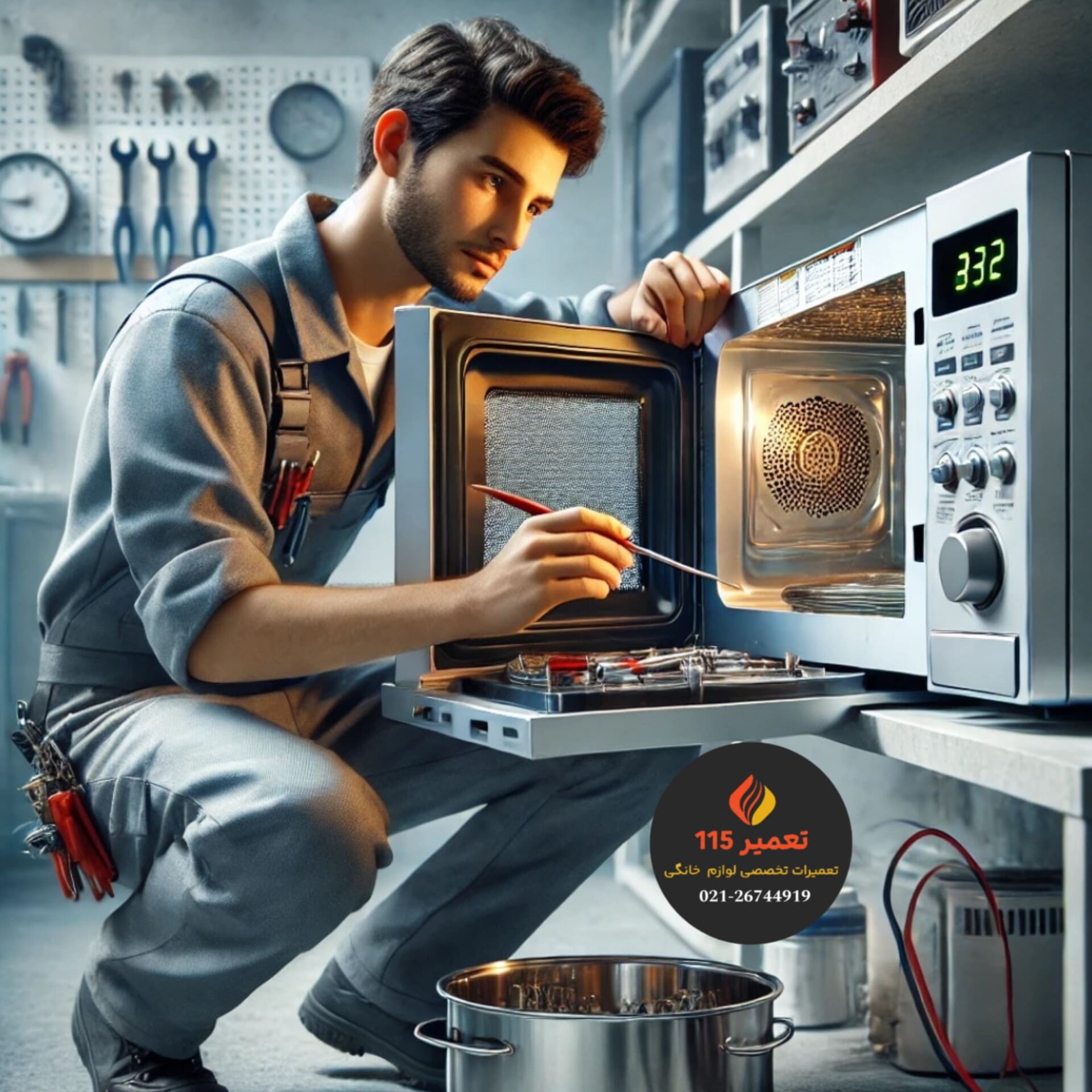  تفاوت برندها در طراحی اجزای ماکروفر