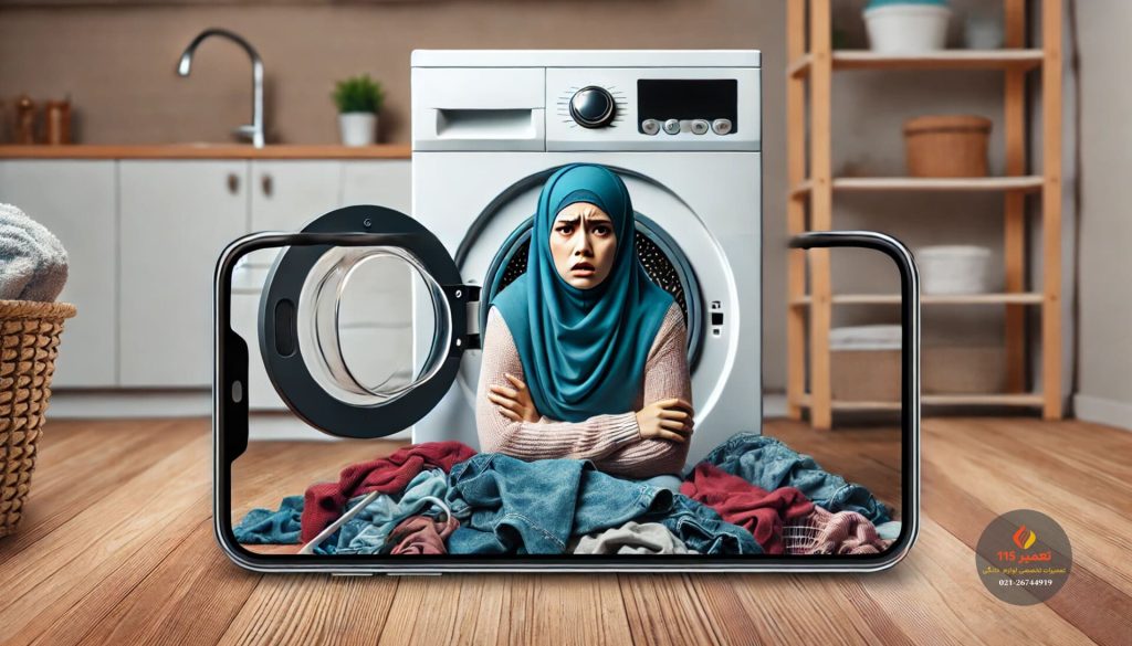 ایرادات ماشین لباسشویی