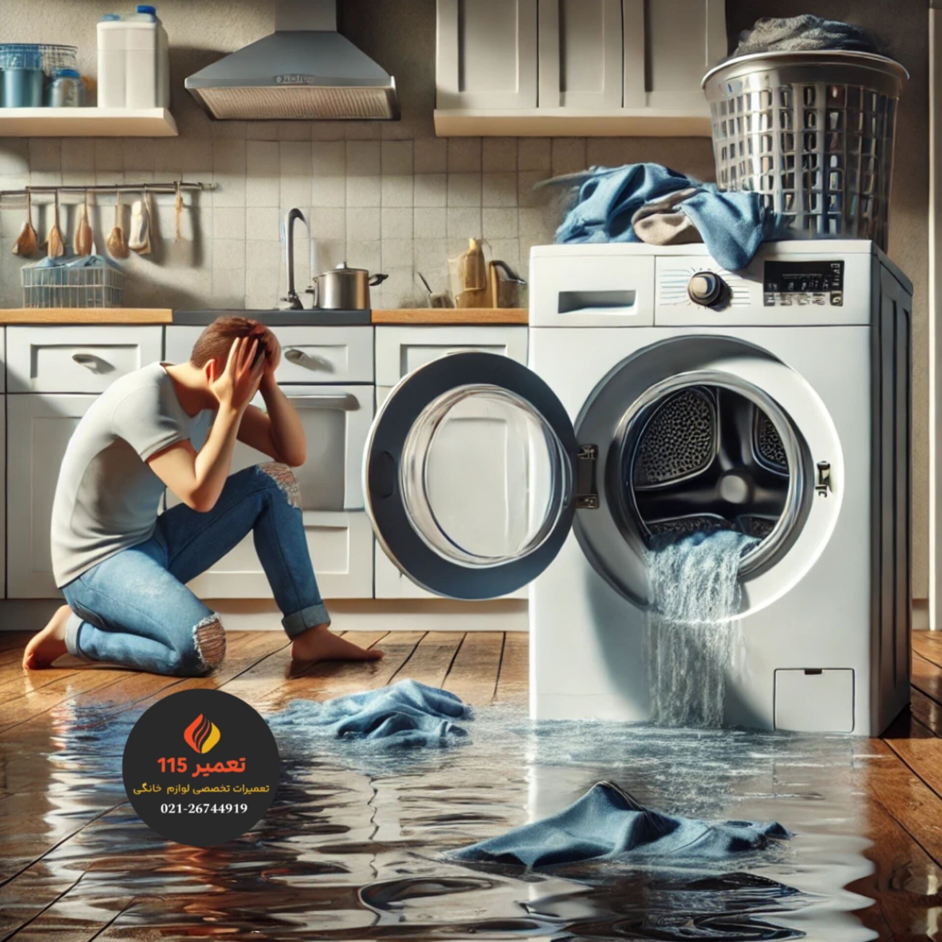 چرا لباسشویی شما آبگیری نمی‌کند؟ دلایل رایج