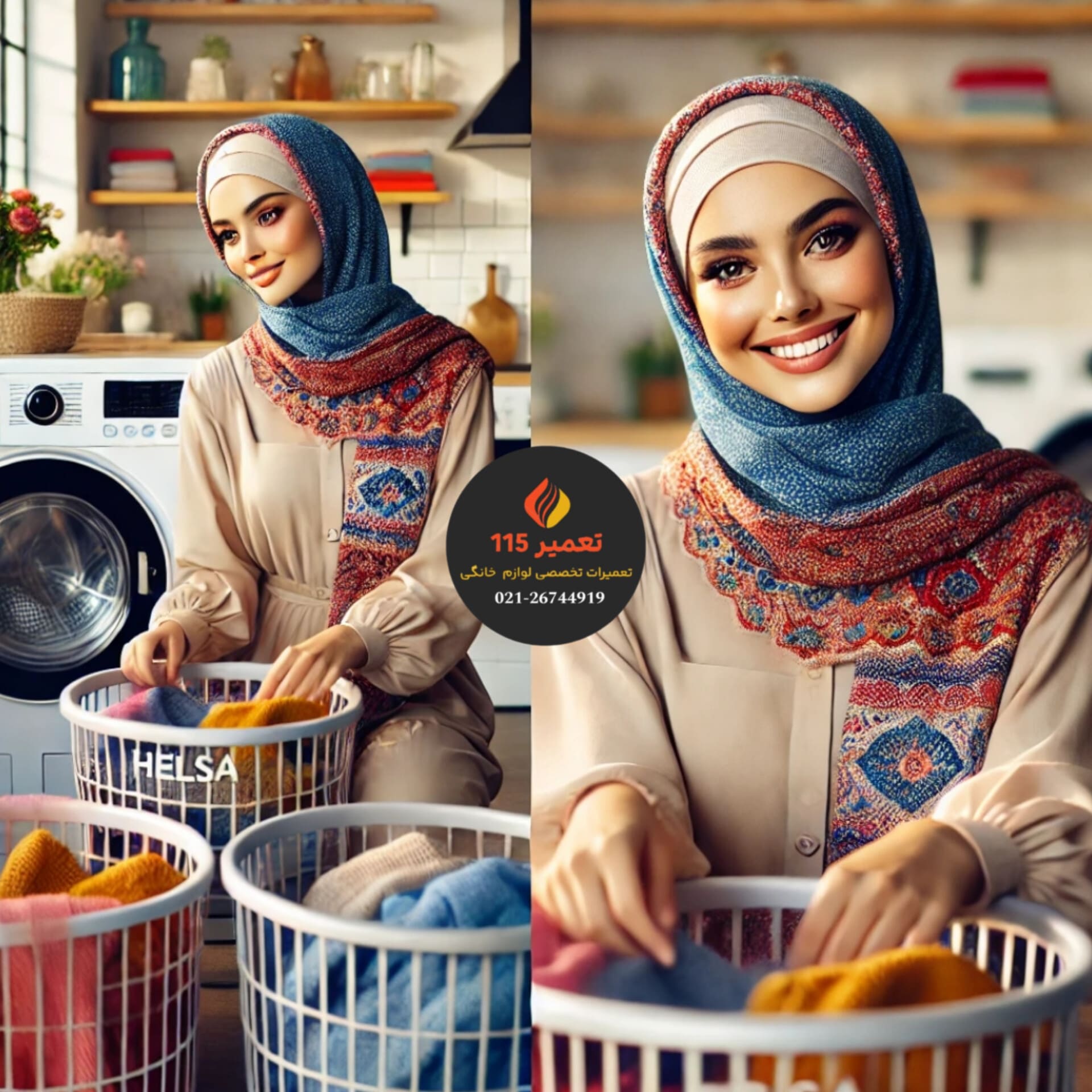 ماشین لباسشویی درب از جلو یا بالا چه فرقی دارند