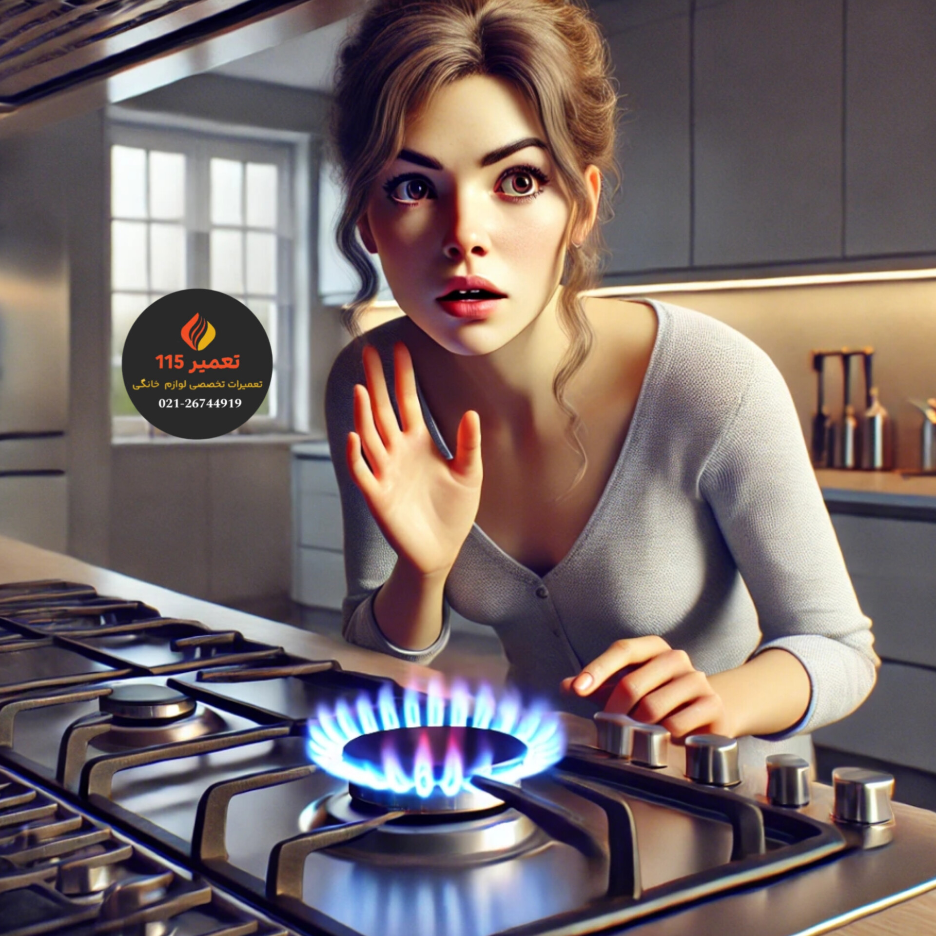 دلایل ایجاد صدای غیرعادی شعله اجاق گاز