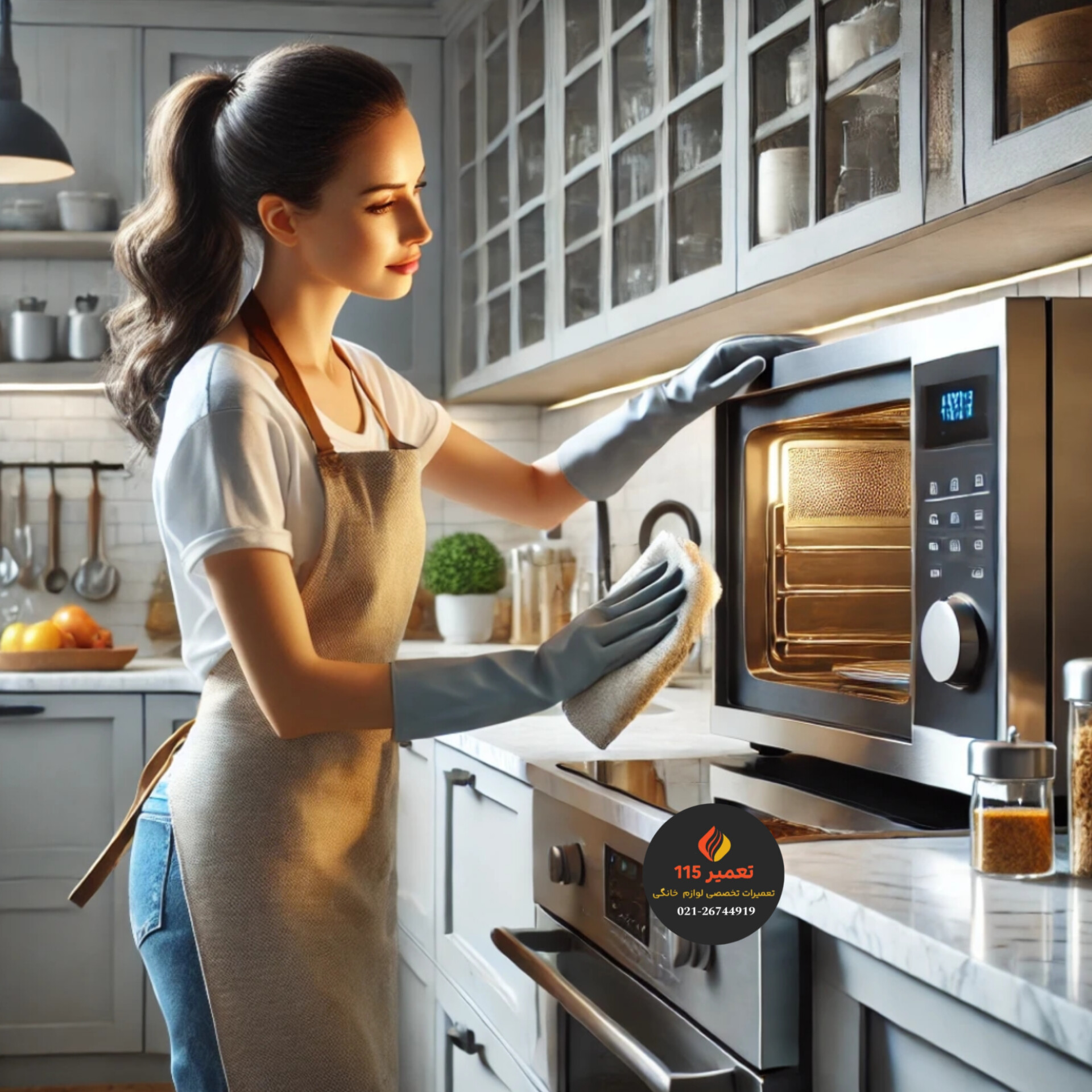 تمیز بودن ماکروفر از واجبات است