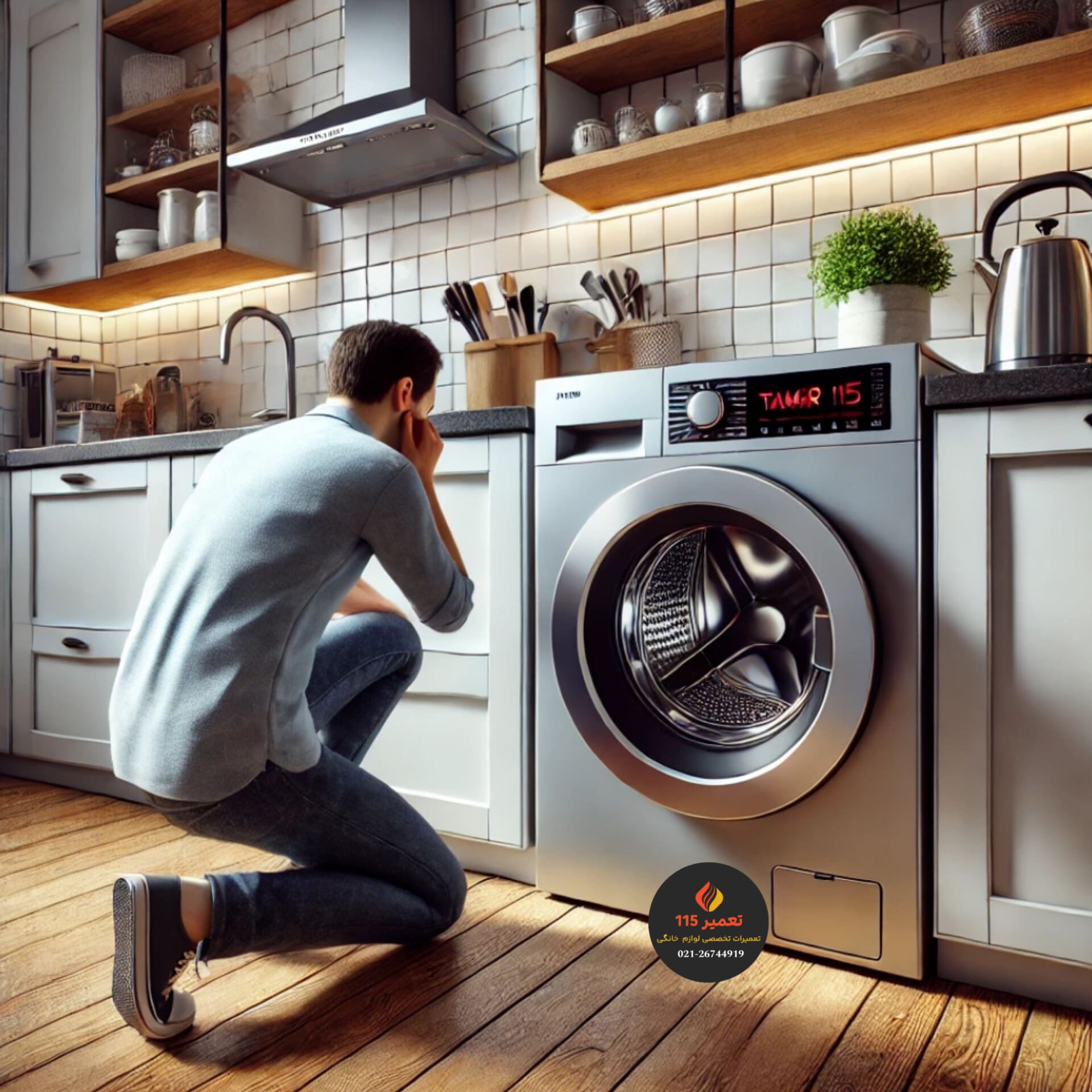باز شدن بی خطر درب قفل شده لباسشویی