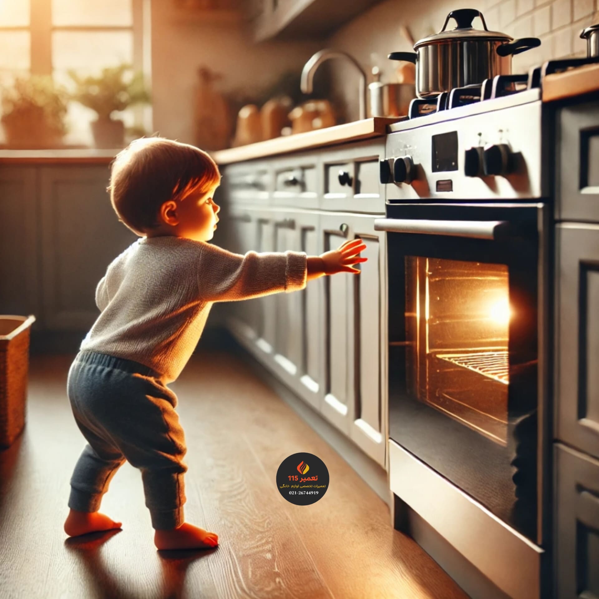 نحوه عملکرد قفل کودک برای اجاق گاز