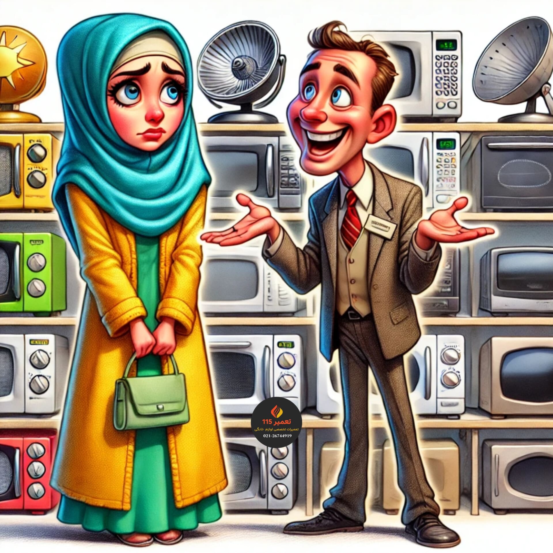 هزینه تعمیر مایکروفر چقدر است