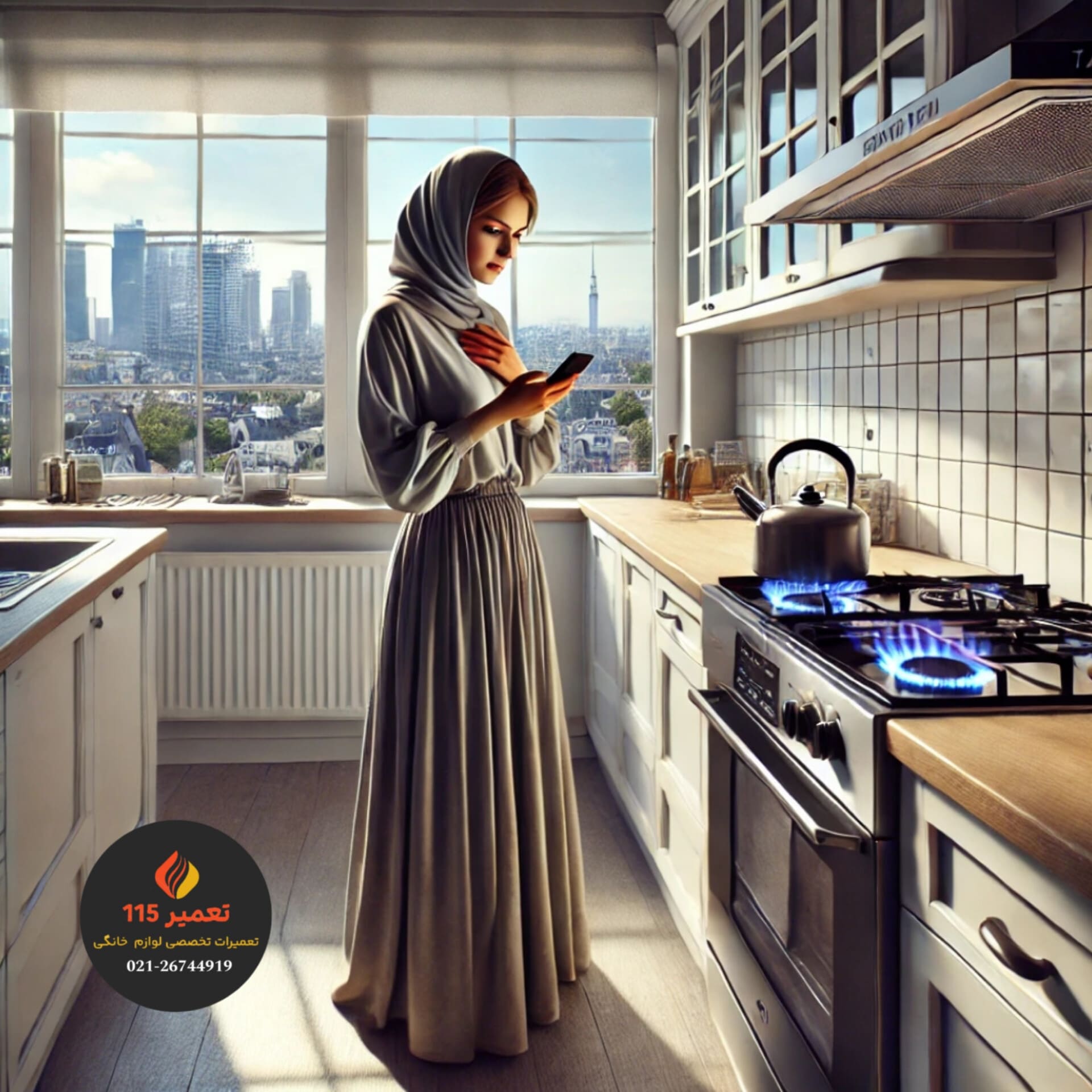 ۵ راه‌ حل سریع برای رفع بوی گاز اجاق گاز