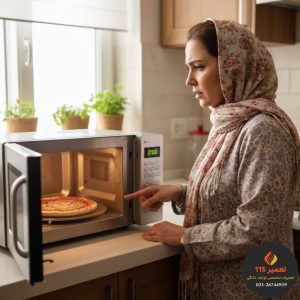 چرا سینی ماکروفر نمی‌چرخد