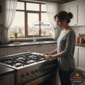 روشن نشدن شعله با جرقه زن اجاق گاز
