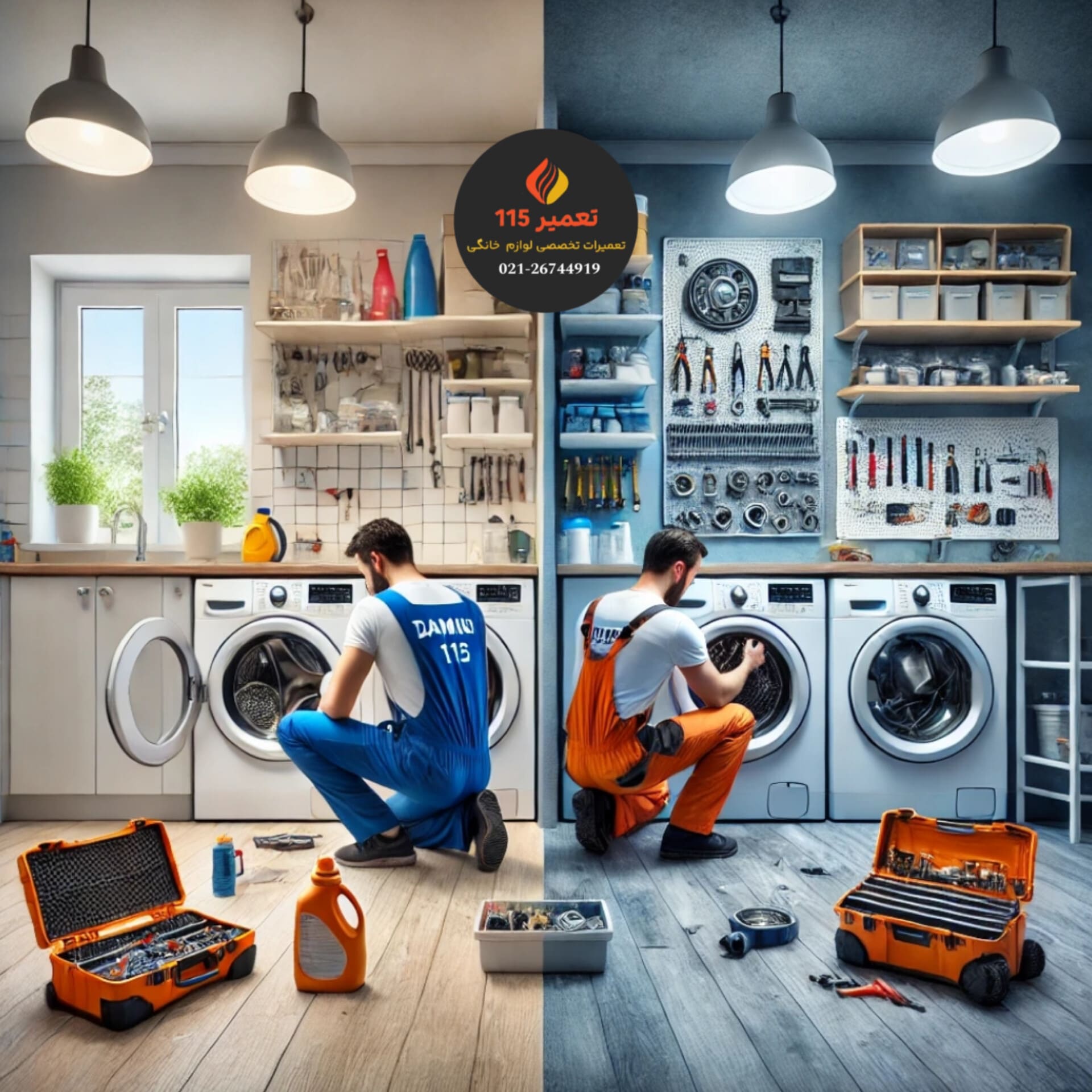 قسمت ‌های پر ریسک ماشین لباسشویی