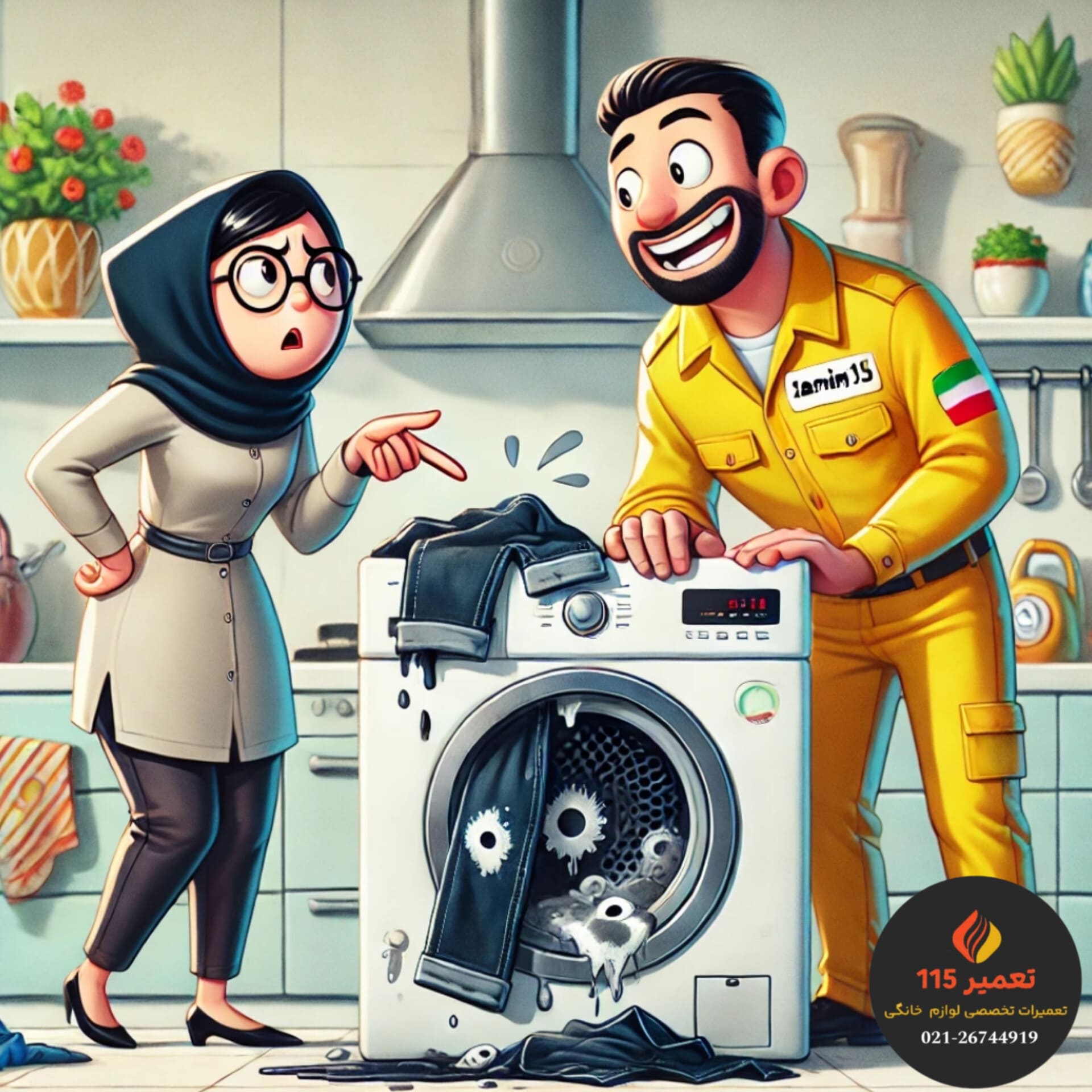 چه زمانی لباسشویی را جرم گیری کنیم