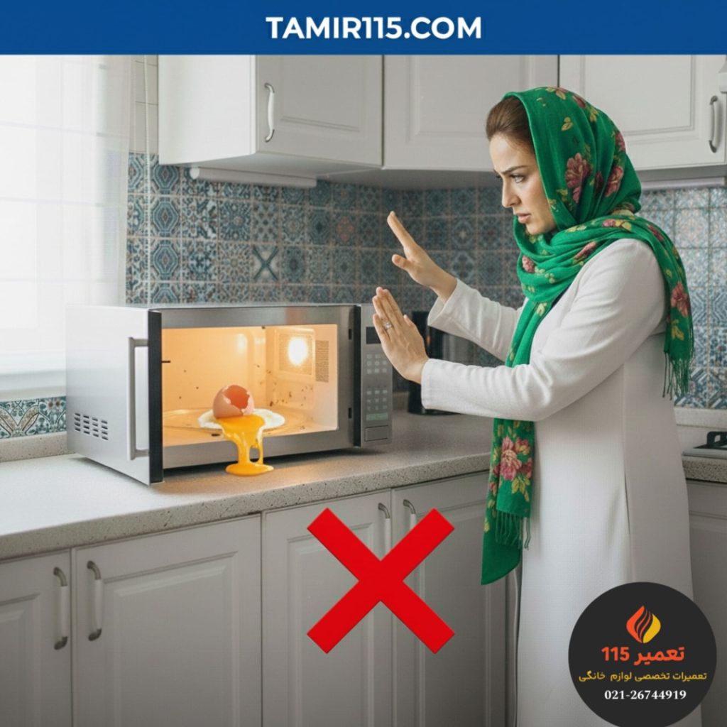 کارهای ممنوعه مایکروفر و مایکروویو یا سولاردوم