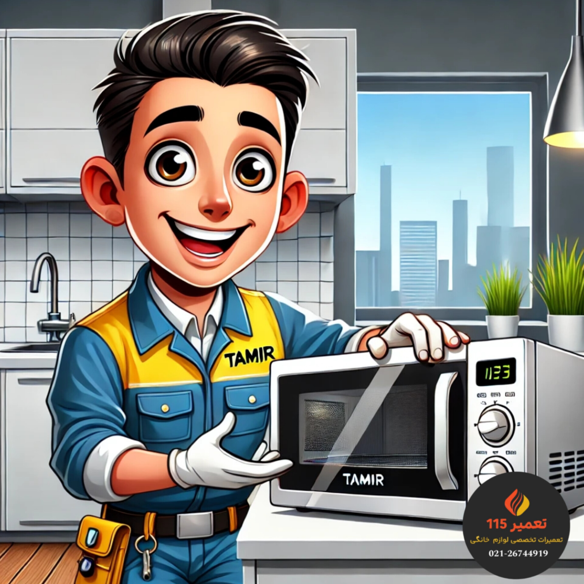 جدول عیب ‌یابی سریع برای مایکروفر